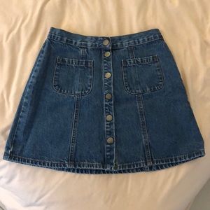 Urban Outfitters BDG Denim Button-Front Skirt